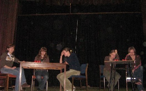 Zespół KULISY 2 na scenie. od lewej: Magdalena Zdancewicz, Joanna Lewicka, Agnieszka Wawiórko, Karolina Lisowska, Monika Poświatowska