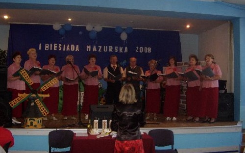Gospodarze biesiady "Mazury"
