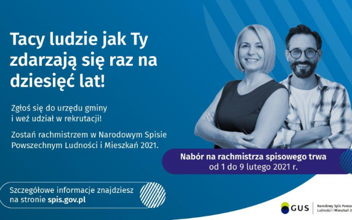 Nabór na rachmistrza spisowego 