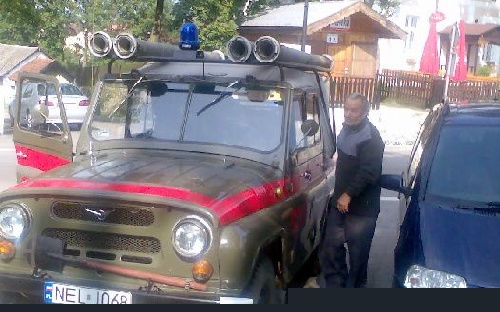 Samoch ód UAZ OSP Gorłówko